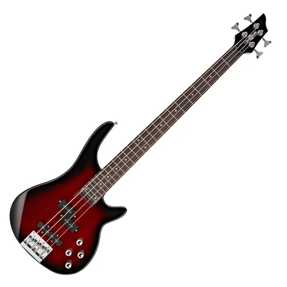 Chicago Elbas av Gear4music i Trans Red Burst