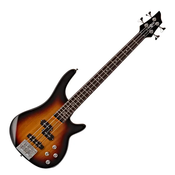 Chicago Short Scale Elbas av Gear4Music i sunburst