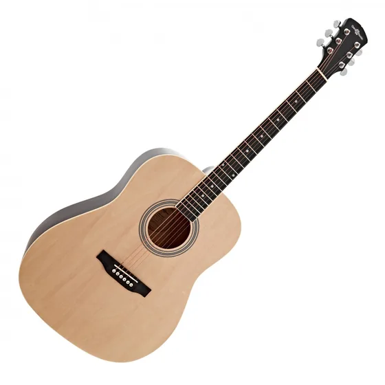 Dreadnought Akustisk Gitarr från Gear4music i naturfärg