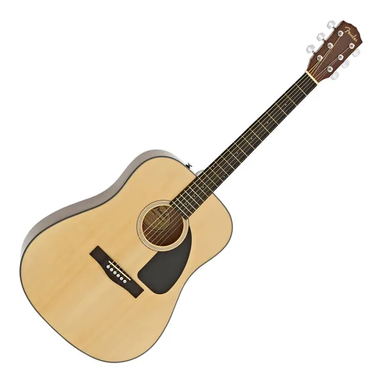 Fender CD-60-V3 akustisk gitarr i naturfärg