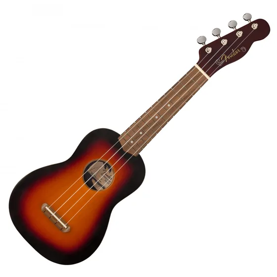 Fender Venice sopranukulele i tvåfärgad sunburst