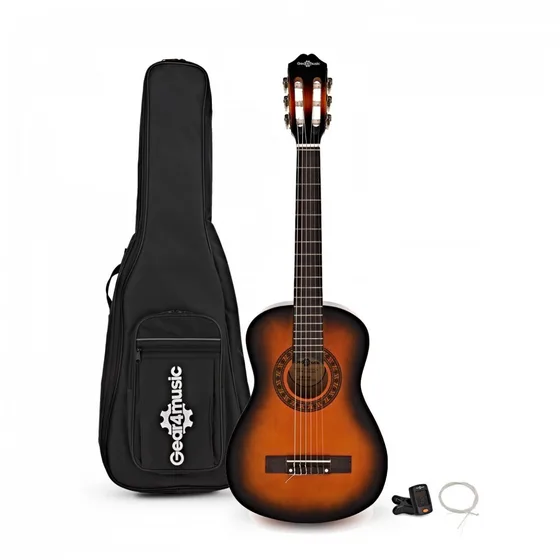 Junior 1/2 klassiskt gitarrpaket i sunburst från Gear4music
