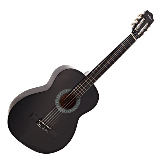 Svart klassisk gitarr från Gear4music