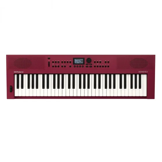 Roland GO:KEYS 3 keyboard i mörkrött