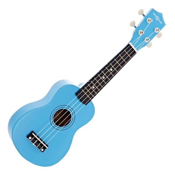 Blå ukulele från Gear4music