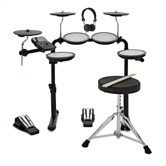 VISIONDRUM digitalt trumset med pall och hörlurar